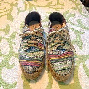 Colorful Patterned Women's Espadrilles Shoes